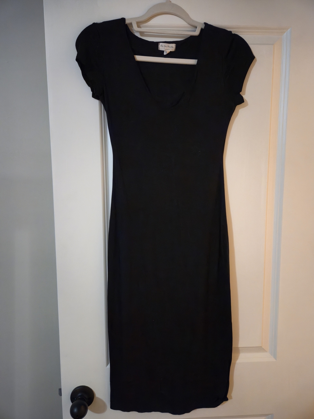 See You Monday Black Maxi Dress Size M